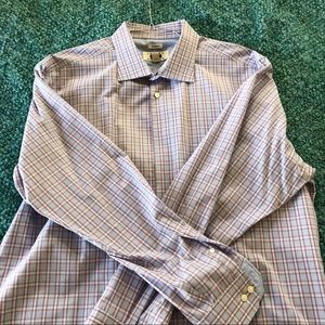 Plaid men’s shirt. Joseph Abboud XXL